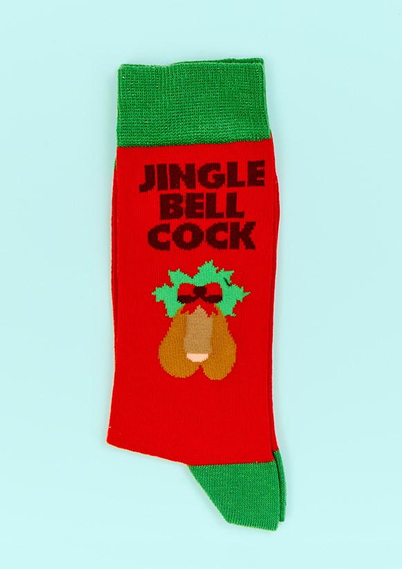 Jingle Bell Cock Socks